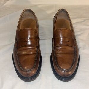 Salvatore Ferragamo loafer size 8 EE color rich brown used